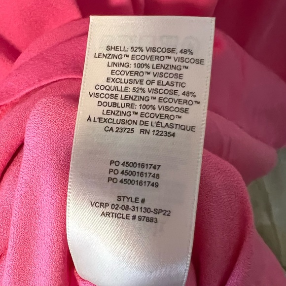 Aritzia Hot Pink Cowl Neck Mini Dress - Picture 6 of 10